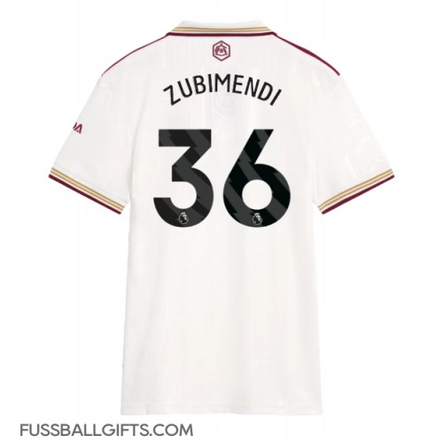 Arsenal Martin Zubimendi #36 Fußballbekleidung 3rd trikot Damen 2025-26 Kurzarm